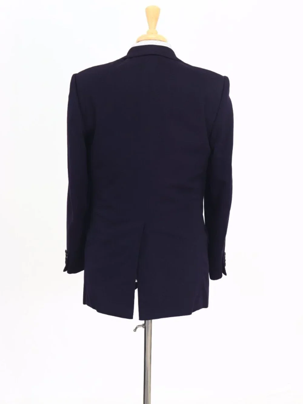 Oxxford Clothes 42R Navy Blazer Sport Coat Jacket 2-Button Solid W858